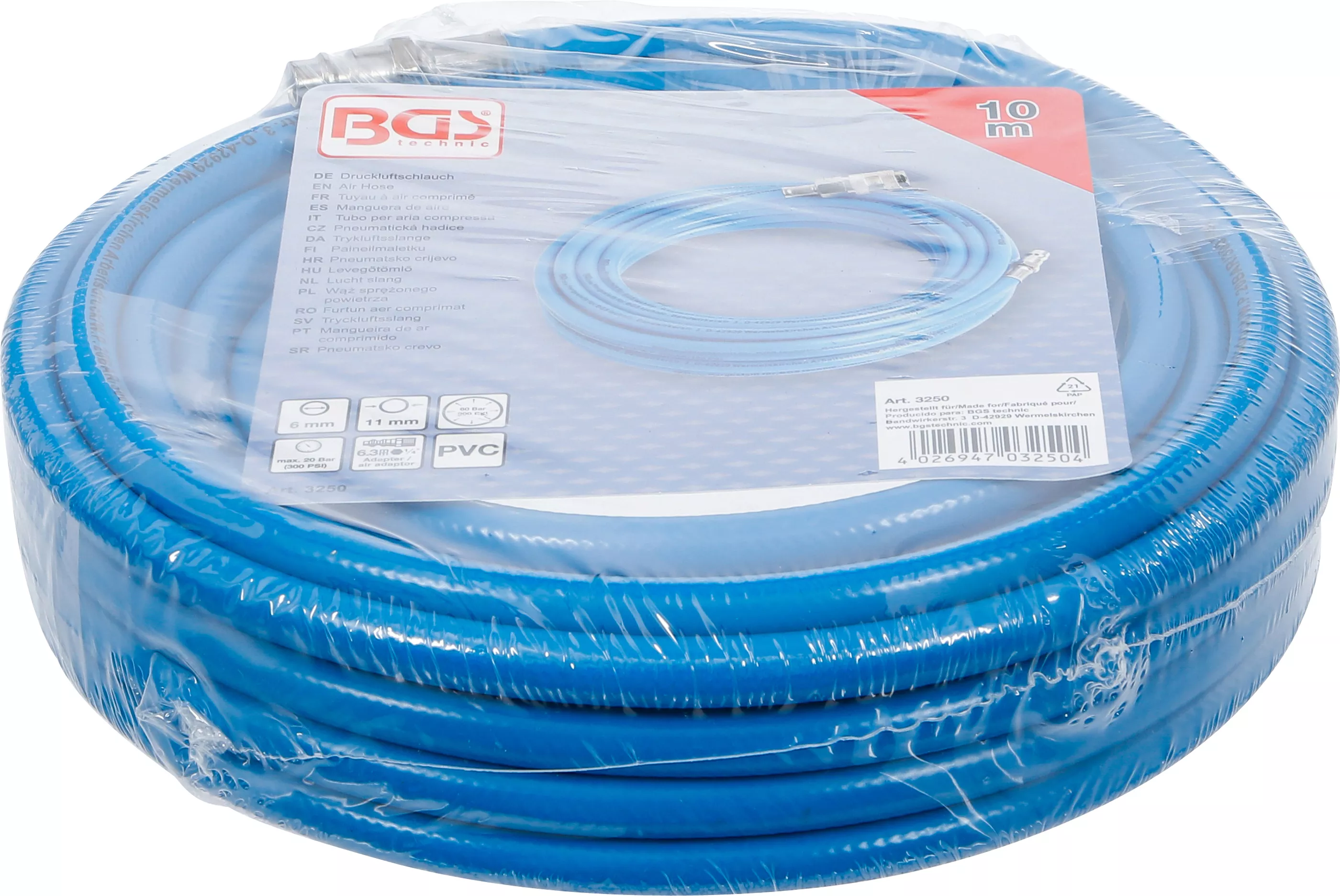 Luftslang BGS PVC 10 meter - 2
