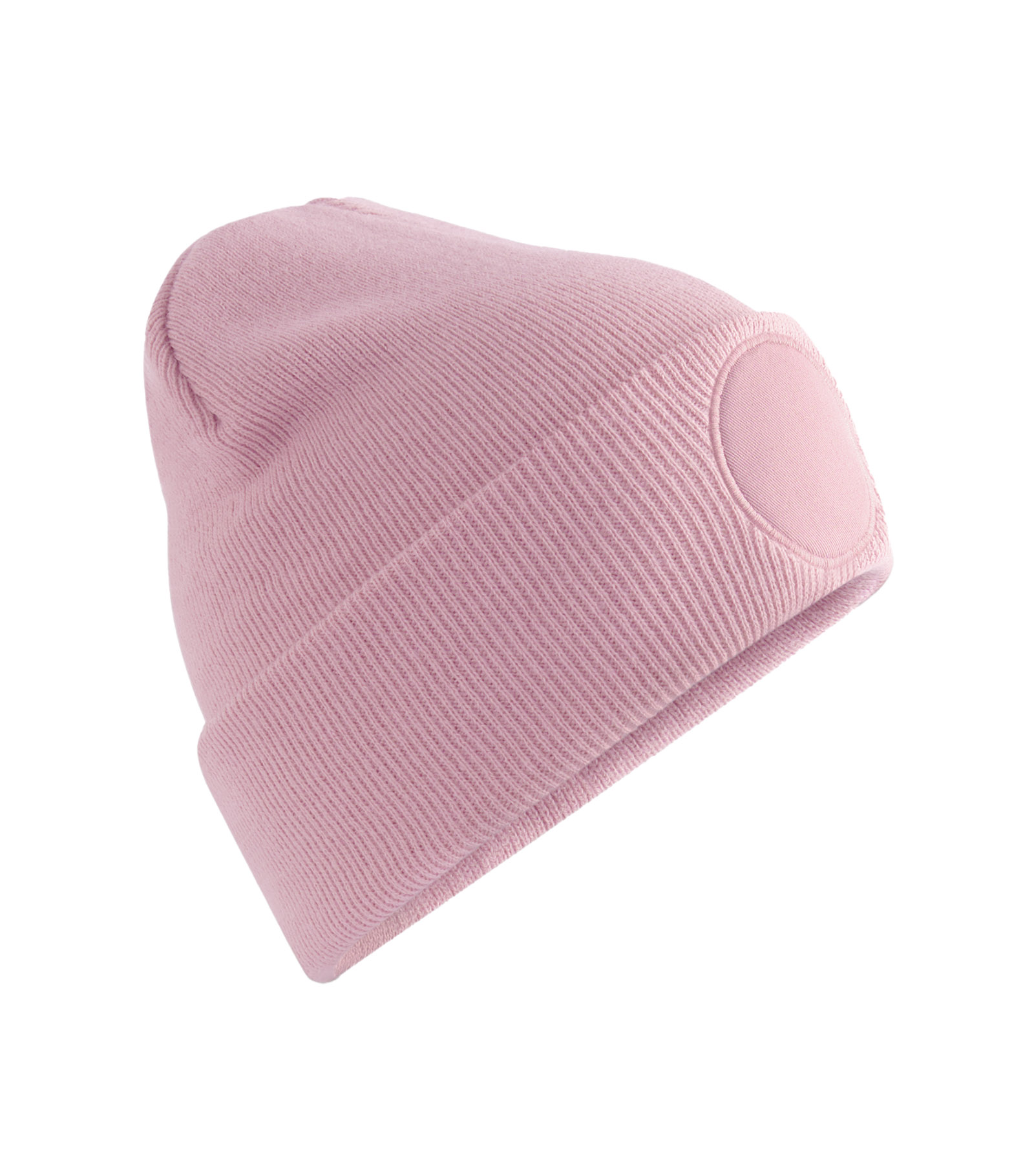 Beechfield Circular Patch Beanie – dubbelstickad mössa för profilering - 6