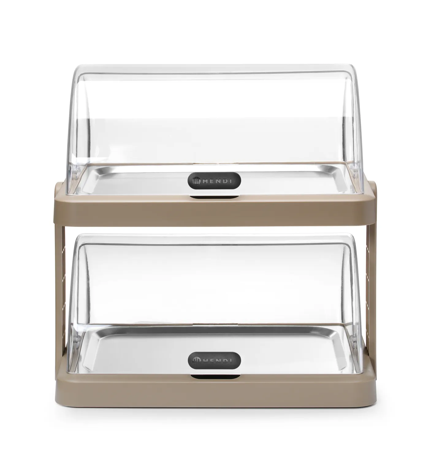 Vitrin buffé dubbel Beige