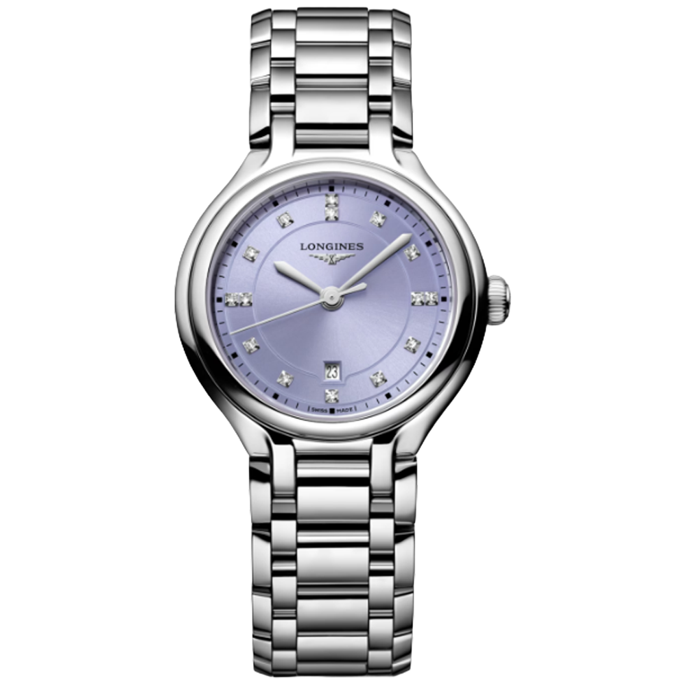 L8.142.4.07.6 Longines Primaluna 30 lavendel med diamant index