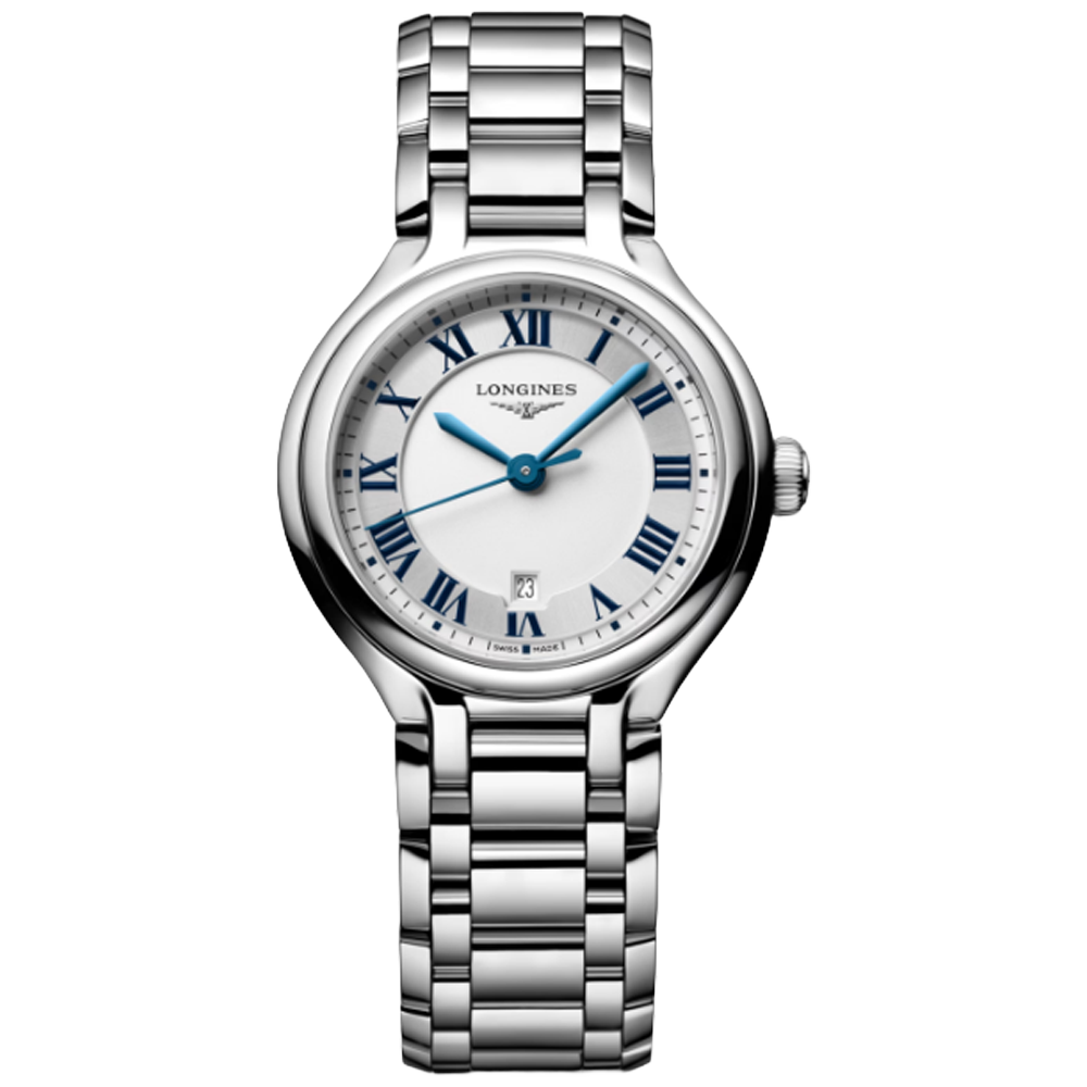 L8.142.4.71.6 Longines Primaluna 30 vit med romerksa siffror
