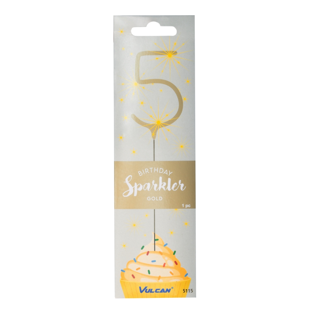 Födelsedagstomtebloss siffra - 6