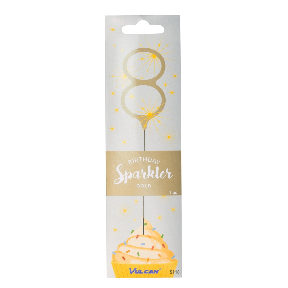 Födelsedagstomtebloss siffra - 9