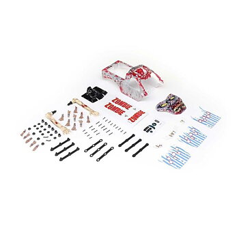 LOSI Body Set, Painted, Zombie: Mini LMT