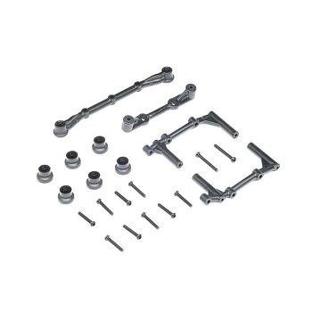 LOSI Body Mounts & Hood Support, Zombie: Mini LMT