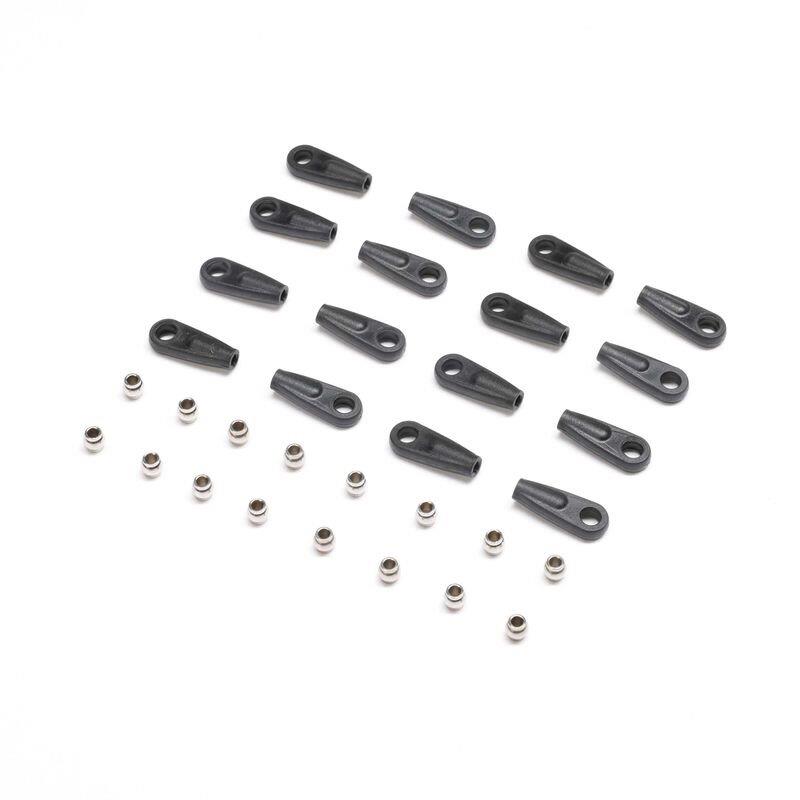 LOSI 4-link Rod End & Pivot Balls (16): Mini LMT