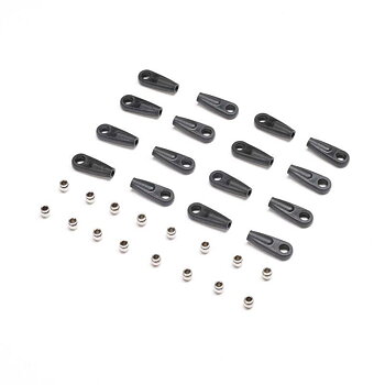 LOSI 4-link Rod End & Pivot Balls (16): Mini LMT
