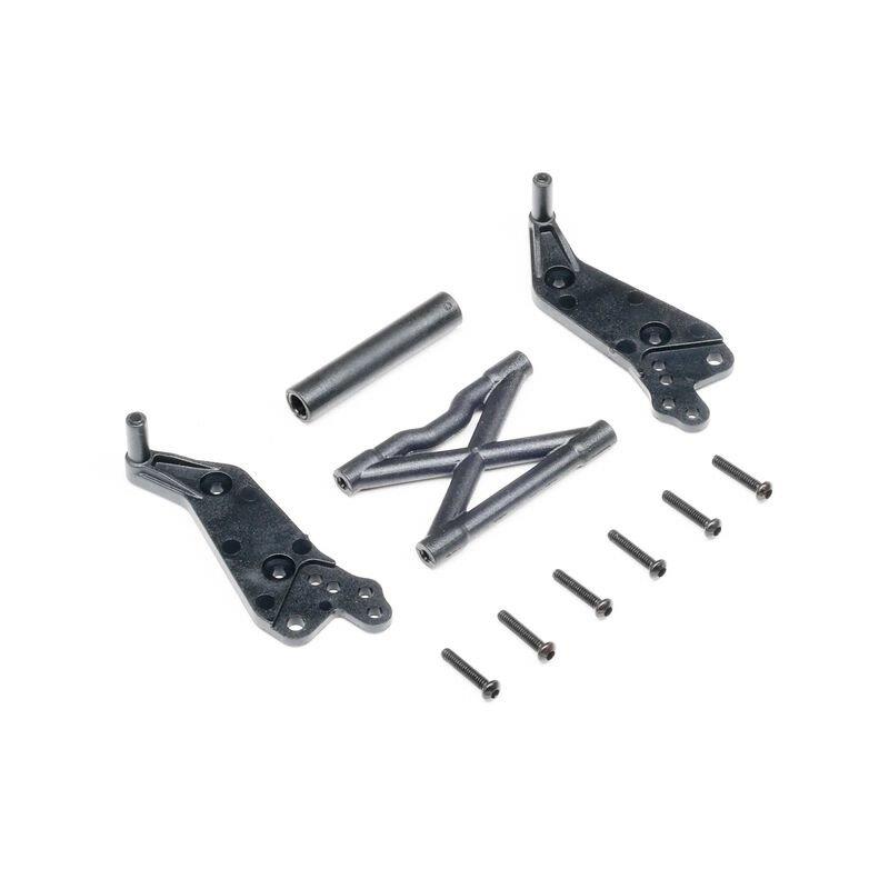 LOSI Wheelie Bar Set, Black: Mini LMT