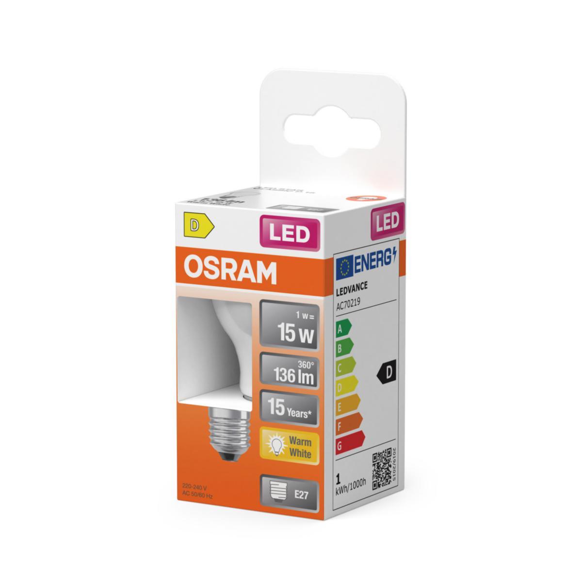 LED-lampa, klot, E27 Osram - 2