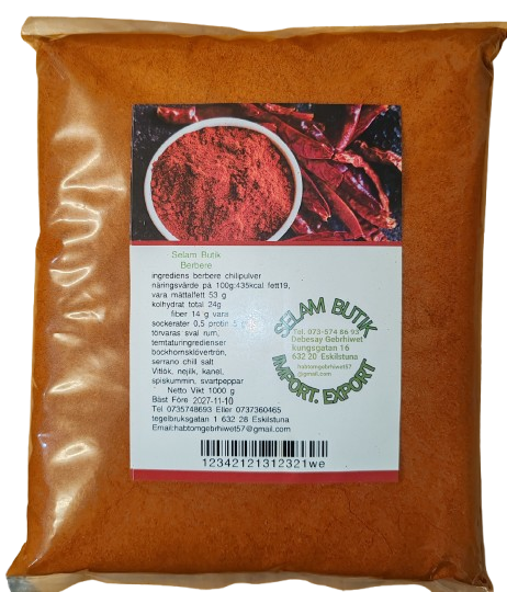 Berbere Chilipulver 1kg