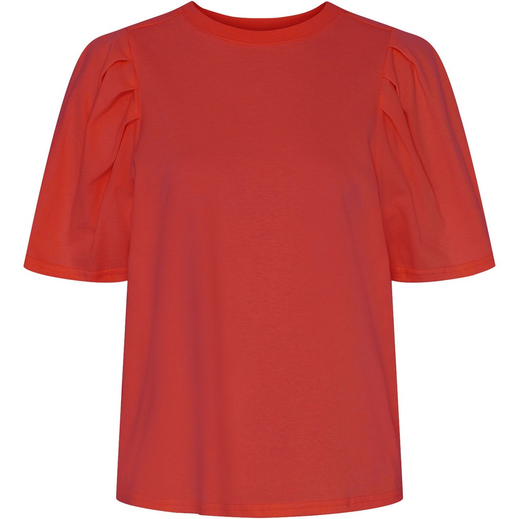 Tinni S/S T-Shirt - Fresh Red - Isay 