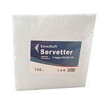 Servetter 33 x33 cm. Vita 100-pack