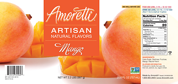 Mango, Amoretti Artisan, 226 g