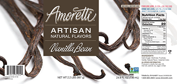 Vanilla Bean - Amoretti Artisan - 226 g