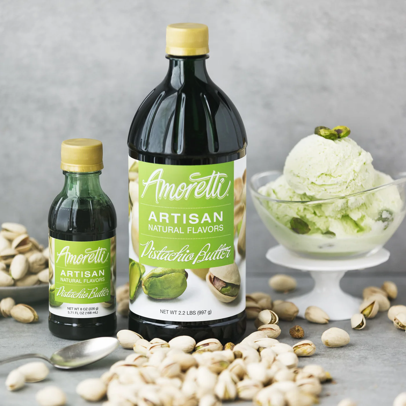 Pistachio, Amoretti Artisan, 226 g - 4