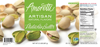 Pistachio, Amoretti Artisan, 226 g