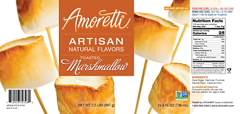 Toasted Marshmallow, Amoretti Artisan, 226 g