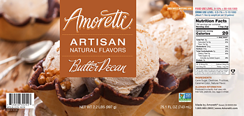 Pecan, Amoretti Artisan, 226 g