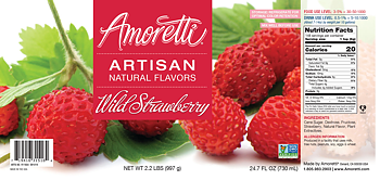 Wild Strawberry, Amoretti Artisan, 226 g