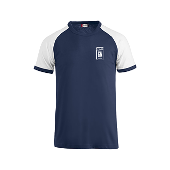 Raglan T-shirt med tryck