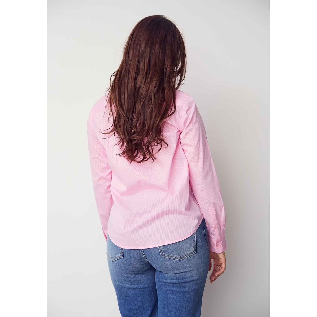 Bellis Striped Shirt - Light Rose Stripe - Isay