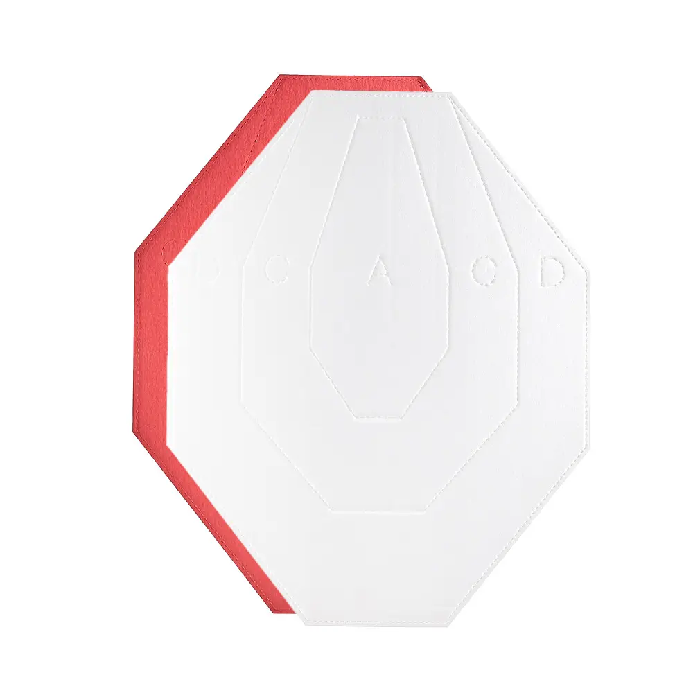 Eemann Tech IPSC Target 100pcs - White / Red