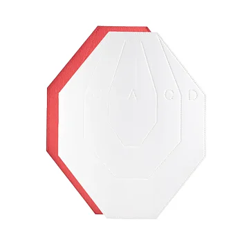 Eemann Tech IPSC Target 100pcs - White / Red