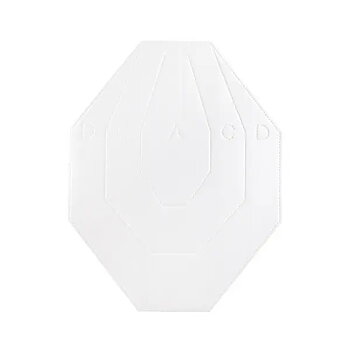 Eemann Tech IPSC Target 100pcs - White / Red 2