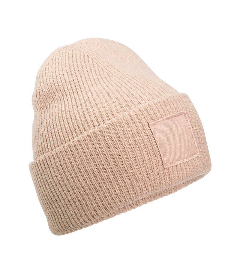 Beechfield Deep Cuffed Tonal Patch Beanie – ribbstickad mössa i återvunnet material - 8