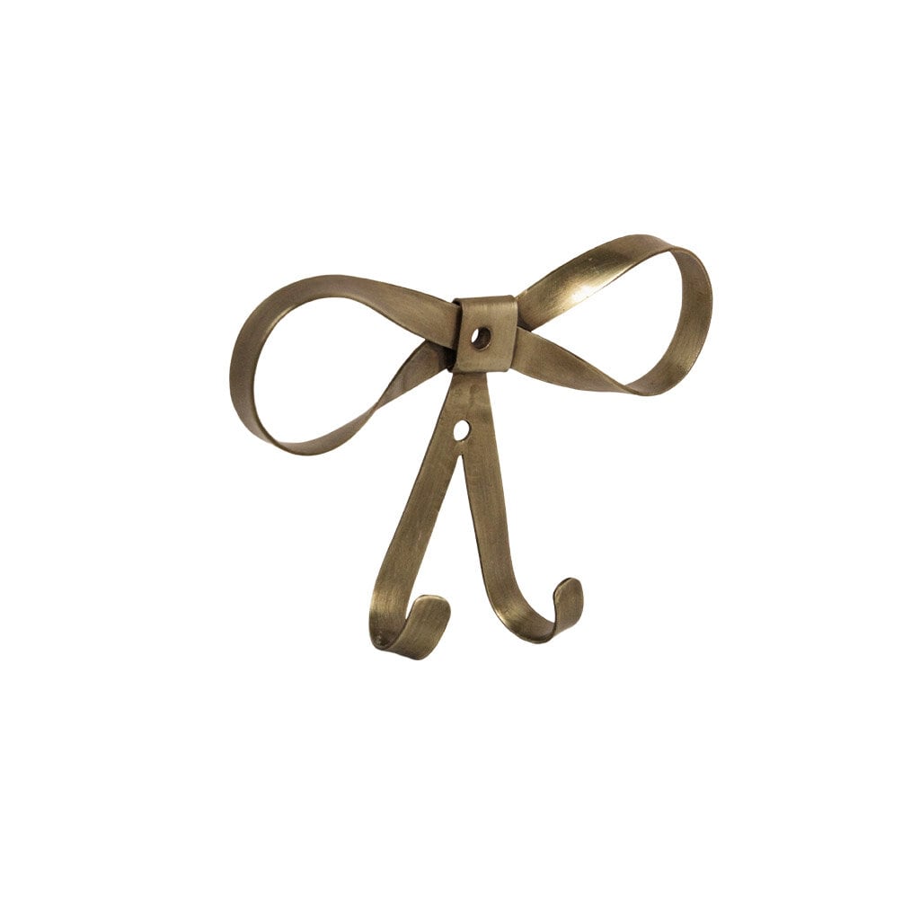 Wall hook Rosette Antique Brass - 13.5x9.5x3 cm