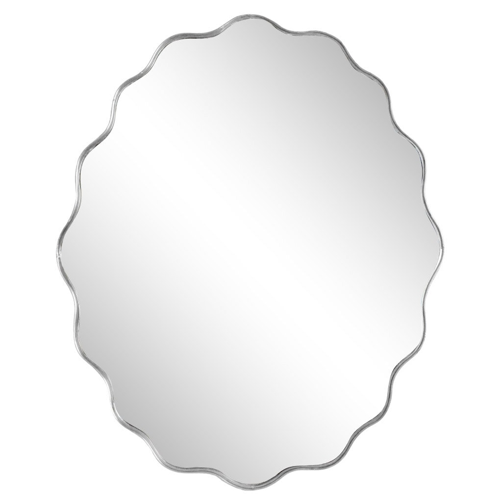 Mirror - Wall mirror - Silver/Stainless steel - 68x55 cm - 2