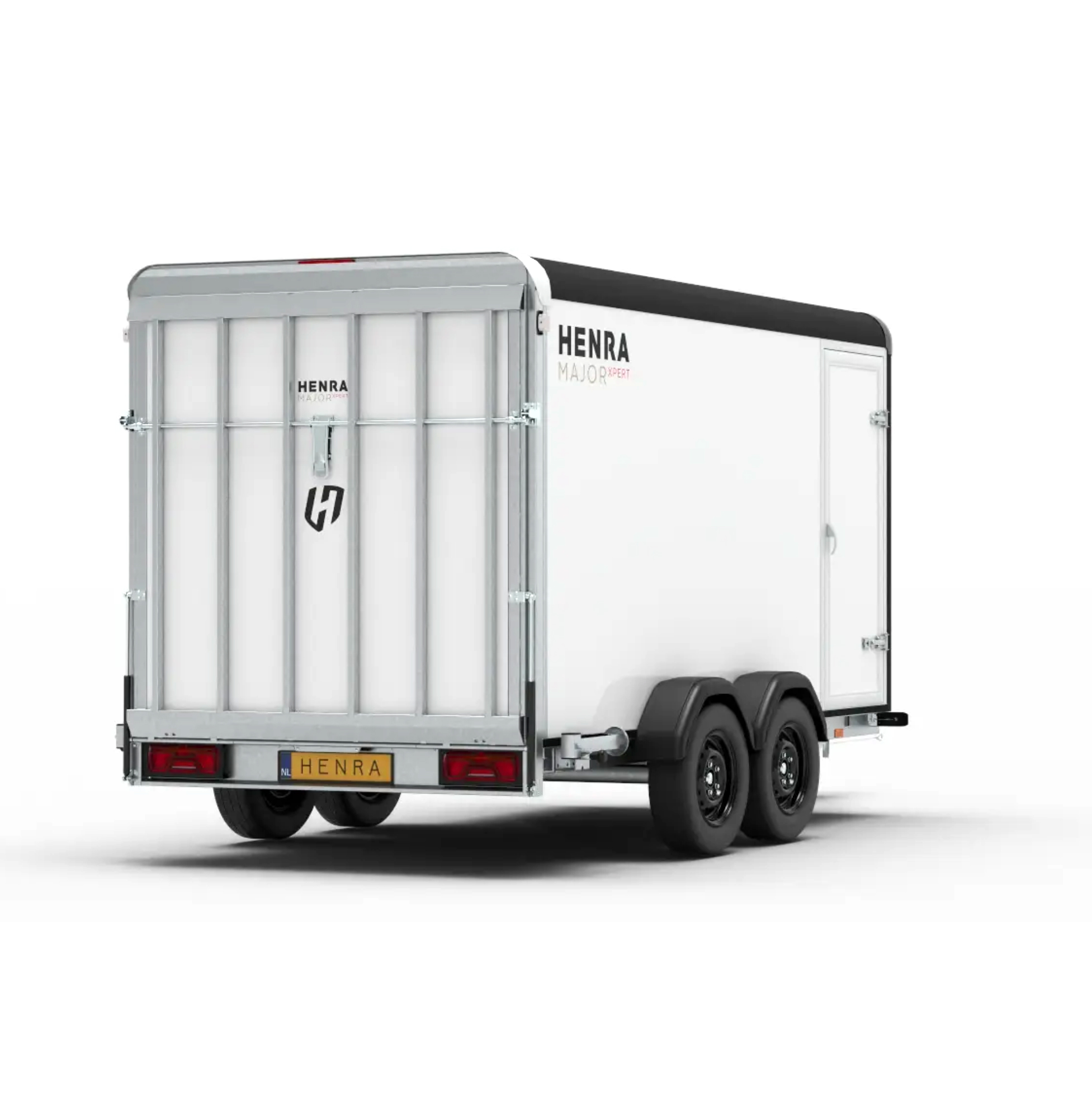 DEMO-artikel 265 x 138 cm :: 1350  - 2700 kg :: 1- eller 2-axlat :: Henra Skåpsläp 2613 :::  - 2
