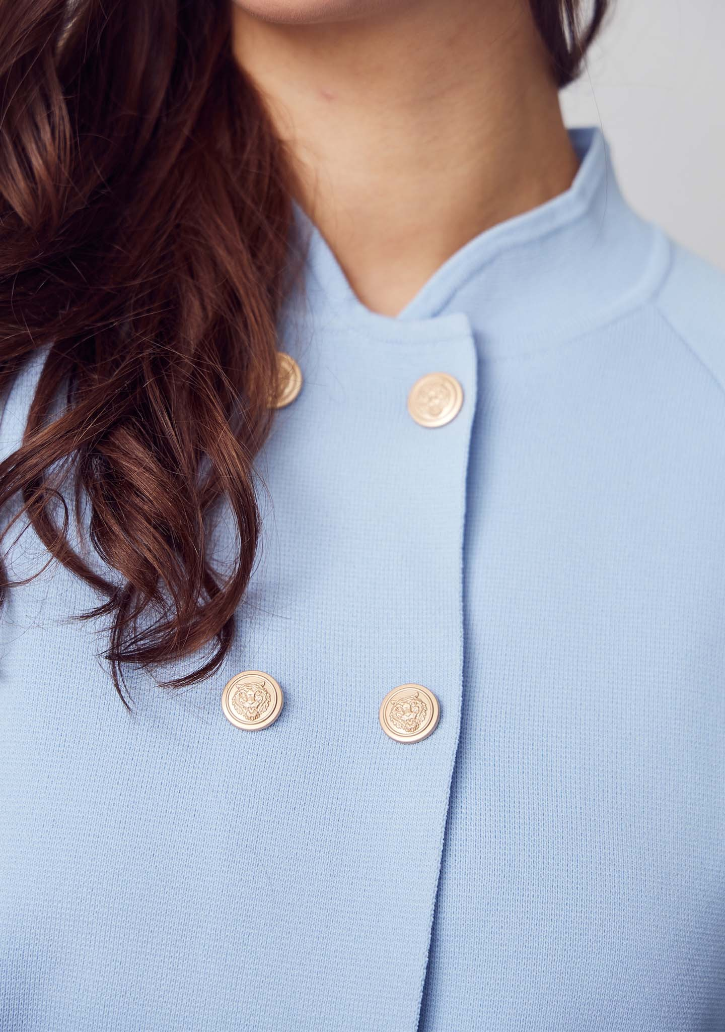 Jena Poncho Blouse - Light Blue - Isay - 5