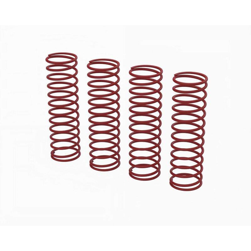 ARRMA Shock Spring Set E, 0.50N/mm, Red (4): GROM