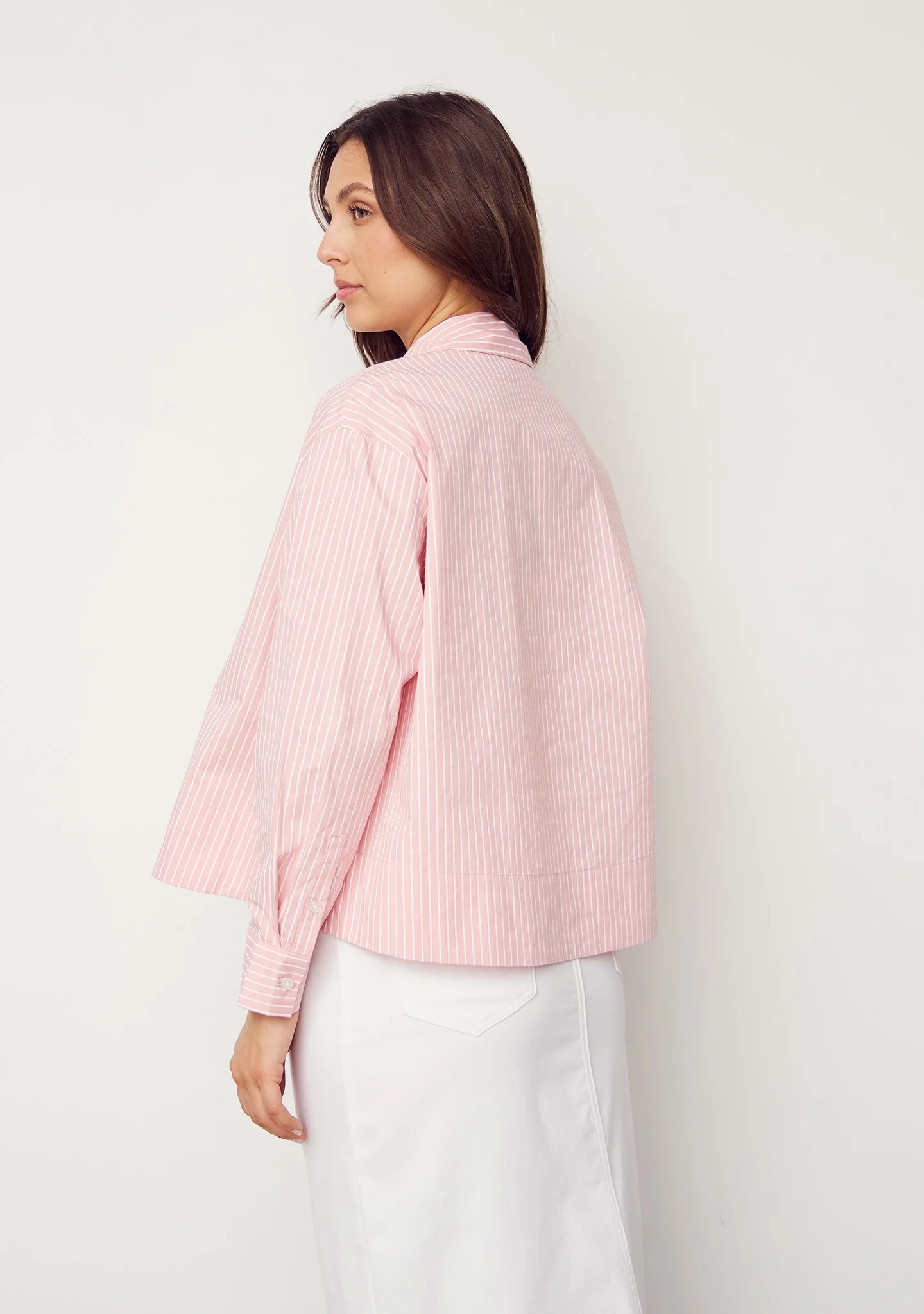 Bellis Striped Shirt - Light Rose Stripe - Isay