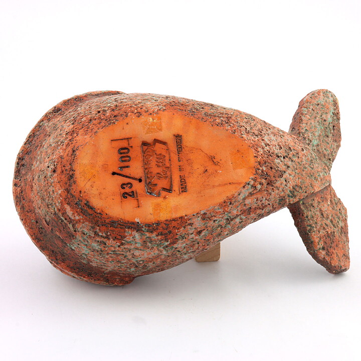 Lars Pagfeldt (1960s) Limited Modern Fish Sculpture 21/9 cm