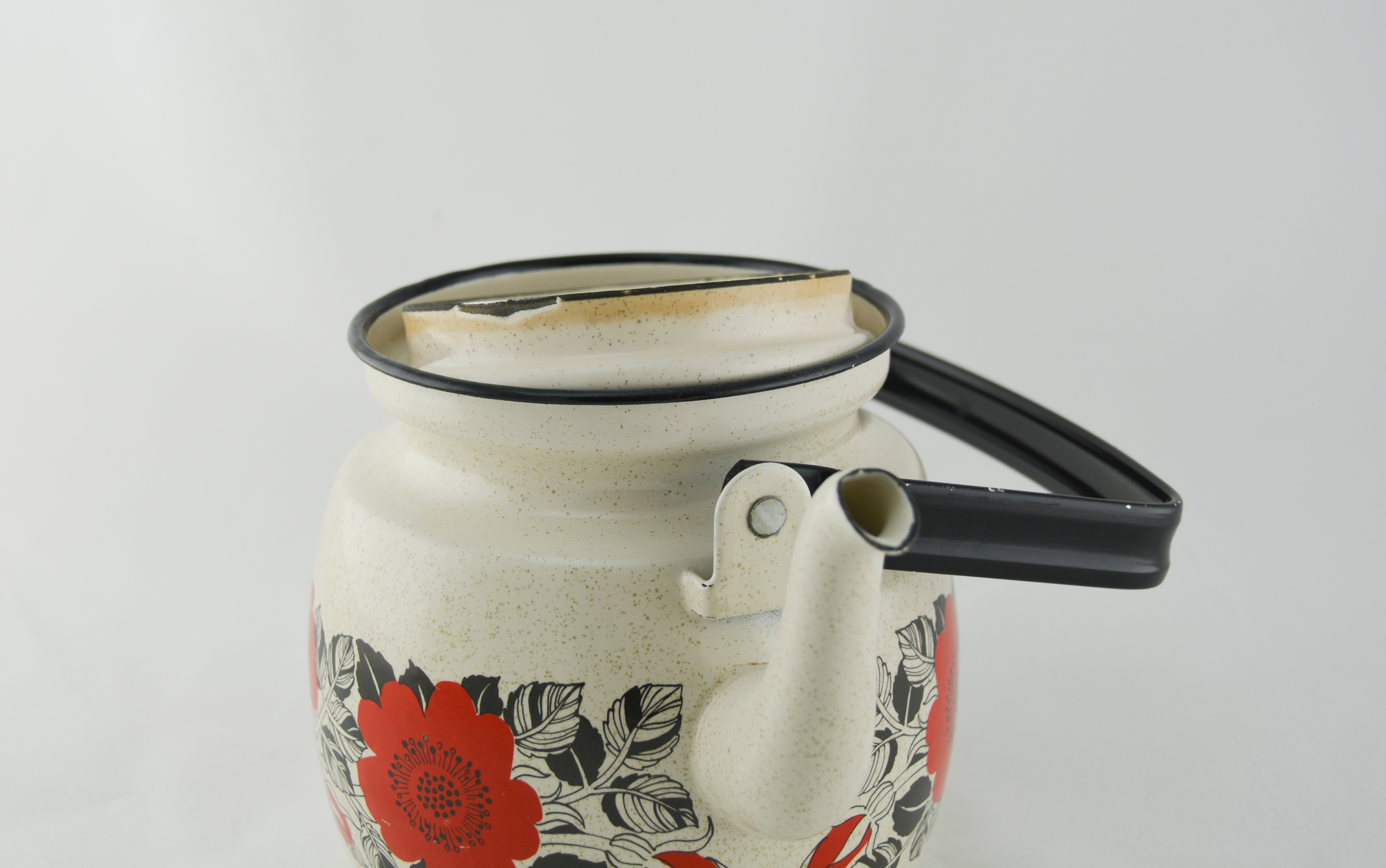 Kahvipannu, 1,5 l, emali, Villiruusu - 5