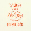 ロールストランド  Palma Rödシリーズ  オレンジ色のコーヒーカップ  花模様  9.5cm  1960年代  [サンプル画像]
