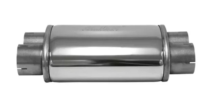 Oval dämpare med Split båda sidor 2 x 2,5