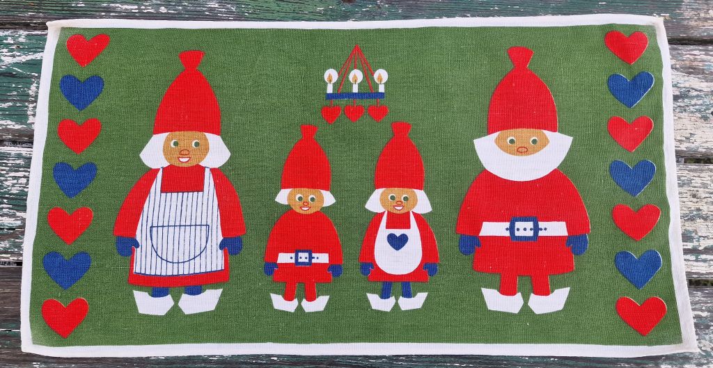 Bonad tomtefamilj 1970-tal