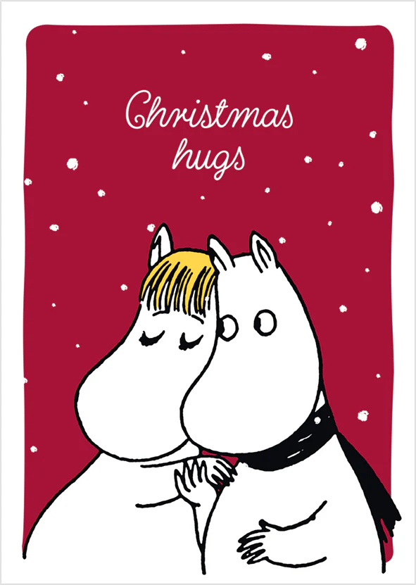 Moomin Christmas Card - Christmas Hugs