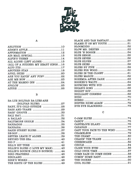 The Real Book - Volume 2, bass klav 