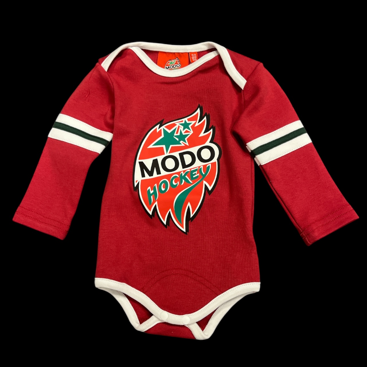 Baby Body long sleeve - Red - 2