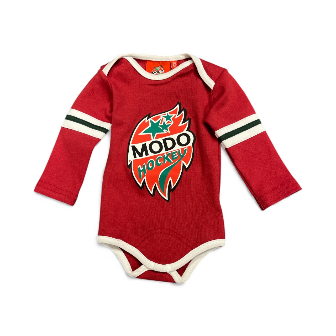 Baby Body långärmad - Röd - Modo Hockey Shop