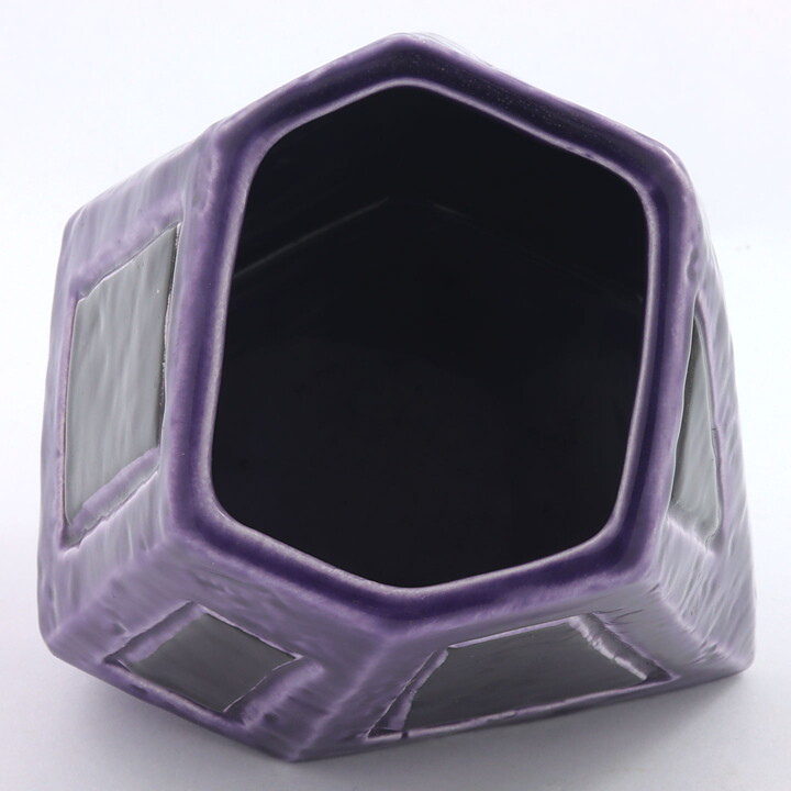 Vilhelm Bjerke-Petersen (Fasett 1951) Purple Modern Vase 13 cm