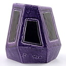Vilhelm Bjerke-Petersen (Fasett 1951) Purple Modern Vase 13 cm