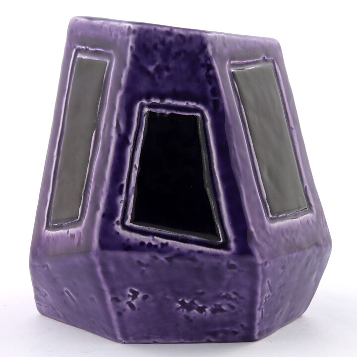 Vilhelm Bjerke-Petersen (Fasett 1951) Purple Modern Vase 13 cm