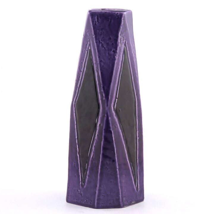 Vilhelm Bjerke-Petersen (Fasett 1951) Purple Modern Vase 27 cm