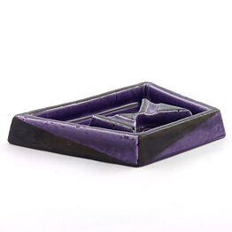 Vilhelm Bjerke-Petersen (Fasett 1951) Purple Modern Bowl 18/3 cm