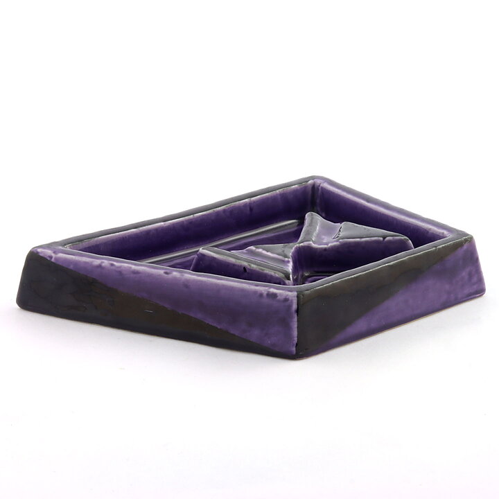 Vilhelm Bjerke-Petersen (Fasett 1951) Purple Modern Bowl 18/3 cm